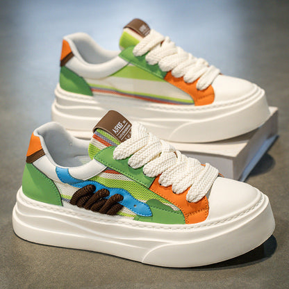Damen Plateau Sneaker Bunt Sportlich