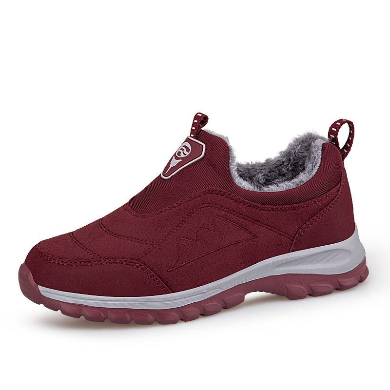 Damen Slip-On Schuhe Bequem Isoliert Warm