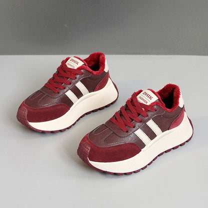 Damen Sneaker Bequem Kuschelig