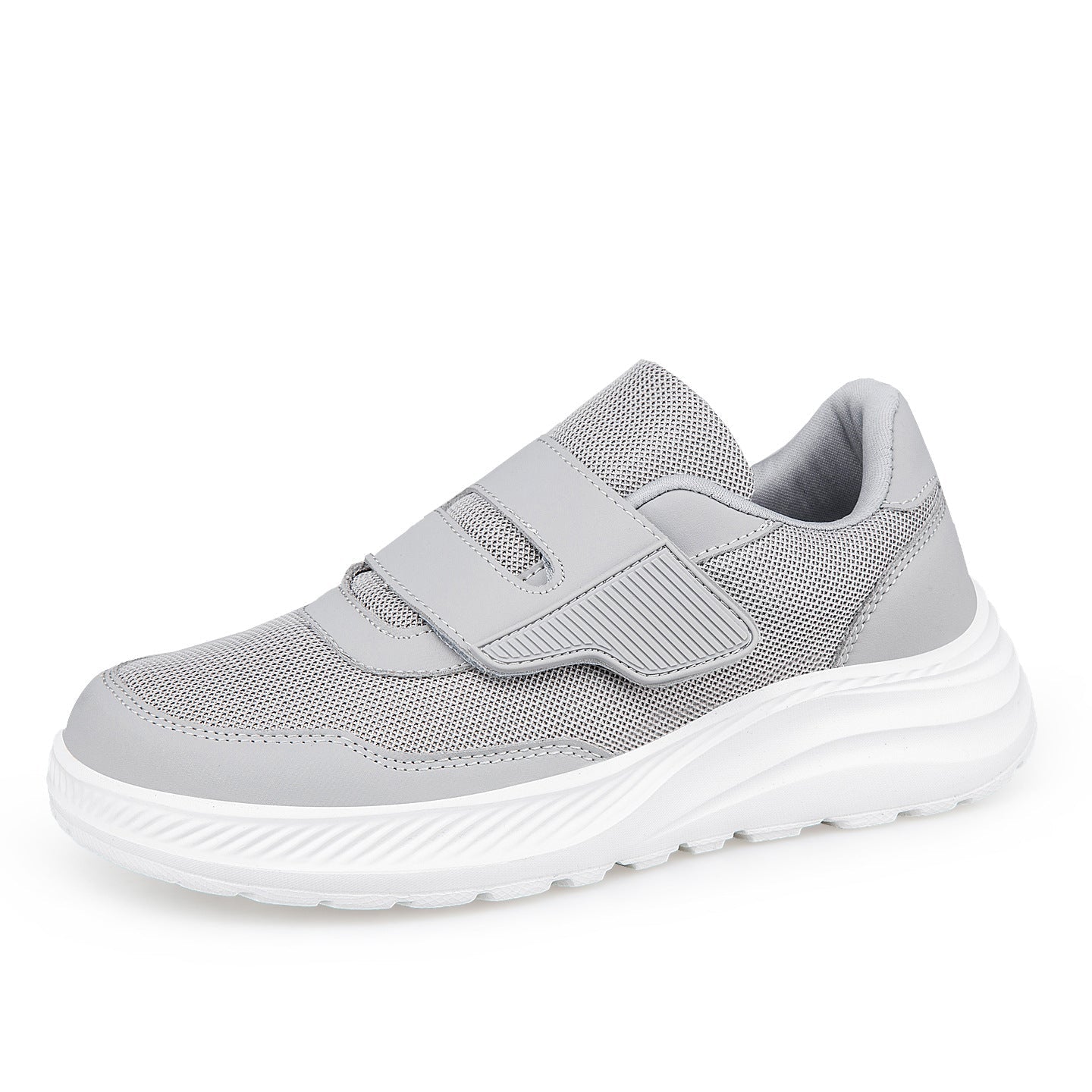 Damen Sneaker Bequem Elastisch Klettverschluss Sportlich wird