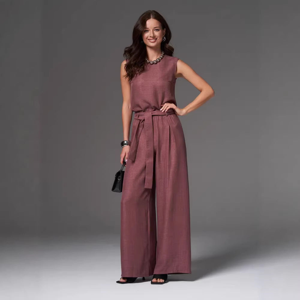 Damen Zweiteiler Elegantes Langkleid Set