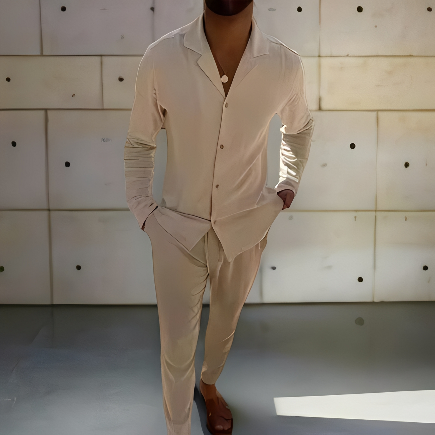 Männer Sommeranzug Slim Fit Modern - Norvielle