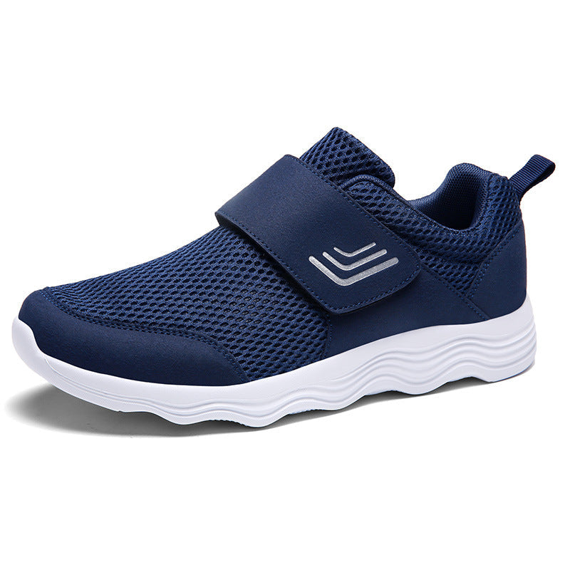 Damen Sneaker Sportlich Klettverschluss Komfortabel
