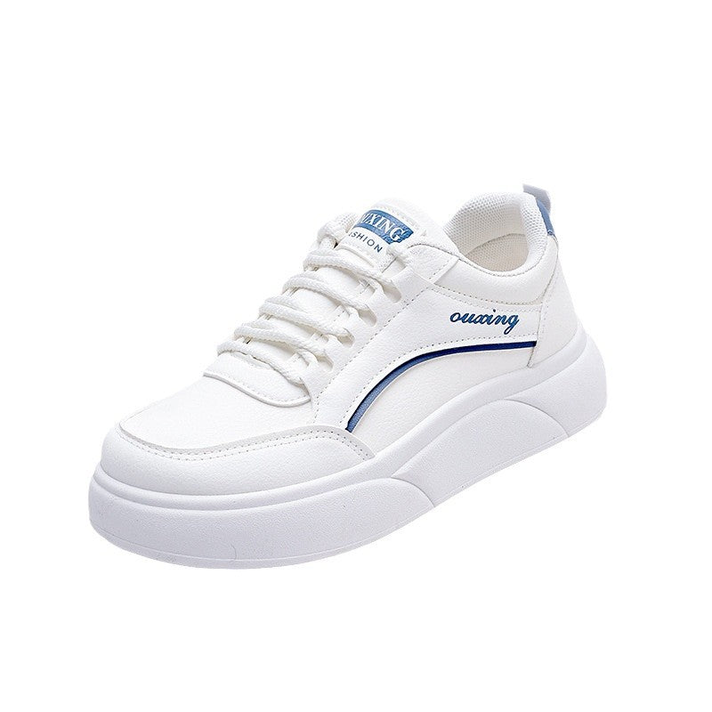 Damen Sneaker Atmungsaktives Mesh Dicke Sohlen