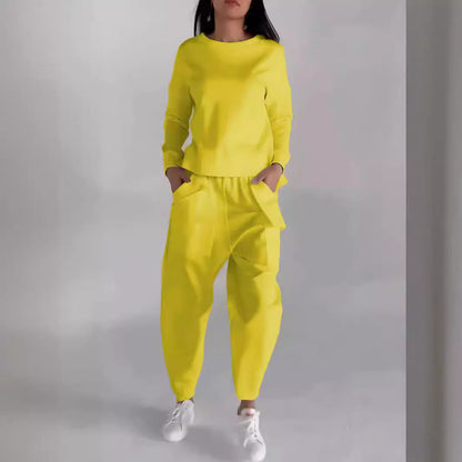 Damen Jogginganzug Sportlich Bequem