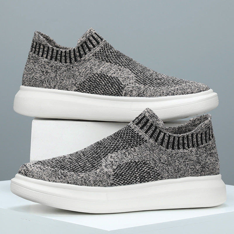 Damen Sneaker Strick Rutschfest Flexibel