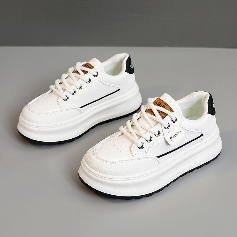 Damen Sneaker Chunky Sportlich Atmungsaktives Material Hoch