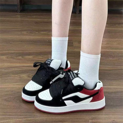 Damen Sneaker Sportlich Rutschfest Gummisohle
