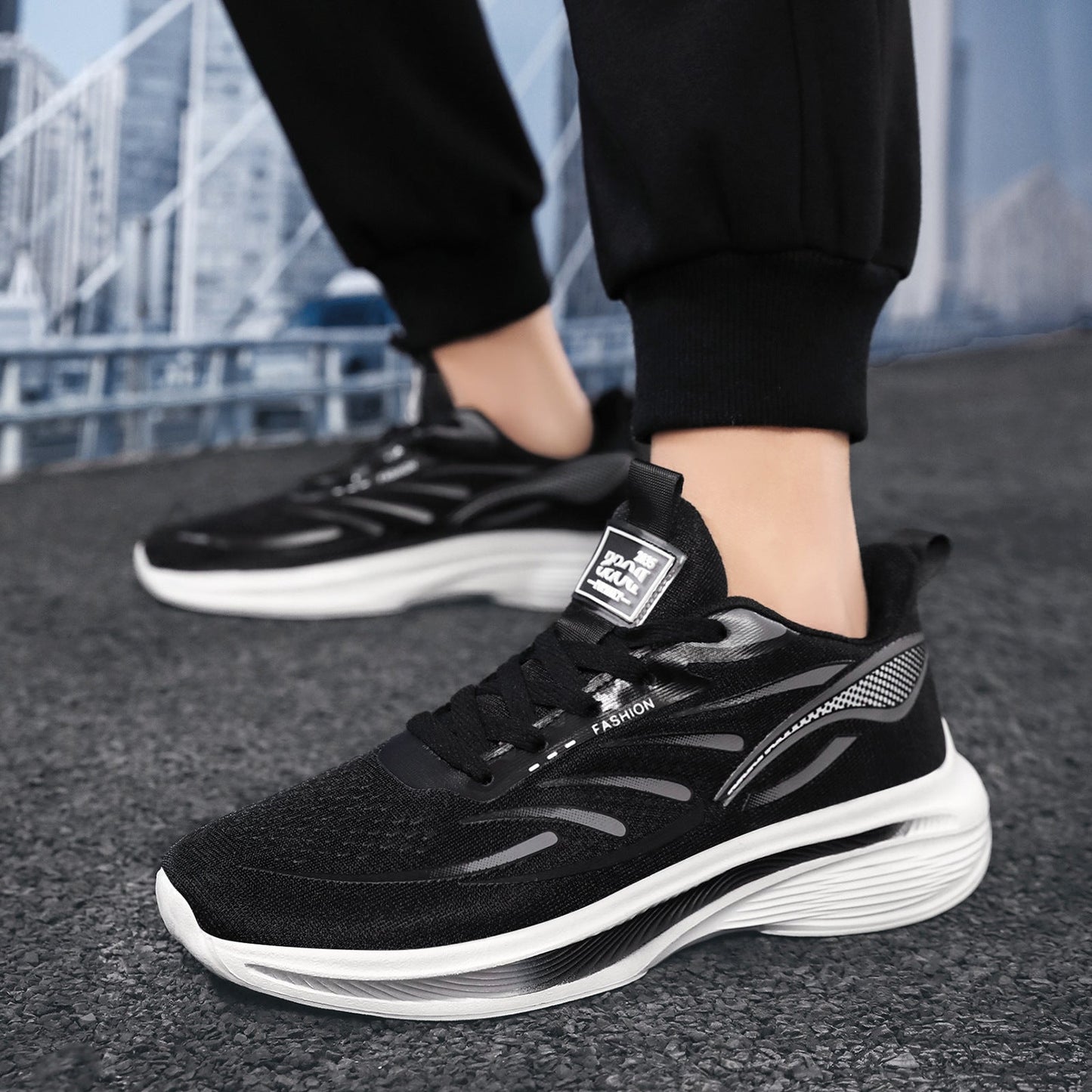 Damen Laufschuhe Atmungsaktives Mesh Dämpfung Comfort