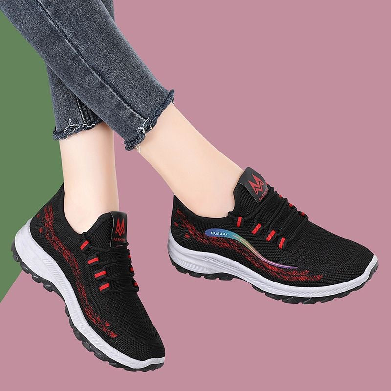 Damen Laufschuhe Atmungsaktiv Rutschfest Sport