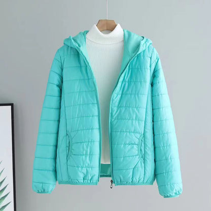 Damen Steppjacke Mit Kapuze Modern