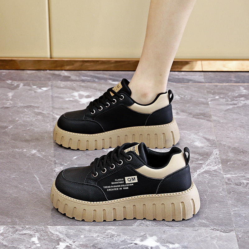 Damen Plattformsneaker Hoch Dämpfung Modisch