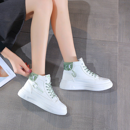 Damen High- Sneaker Atmungsaktives Mesh Schnürsystem