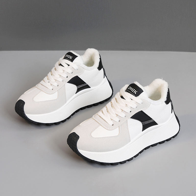 Damen High- Sneaker Warmfleece