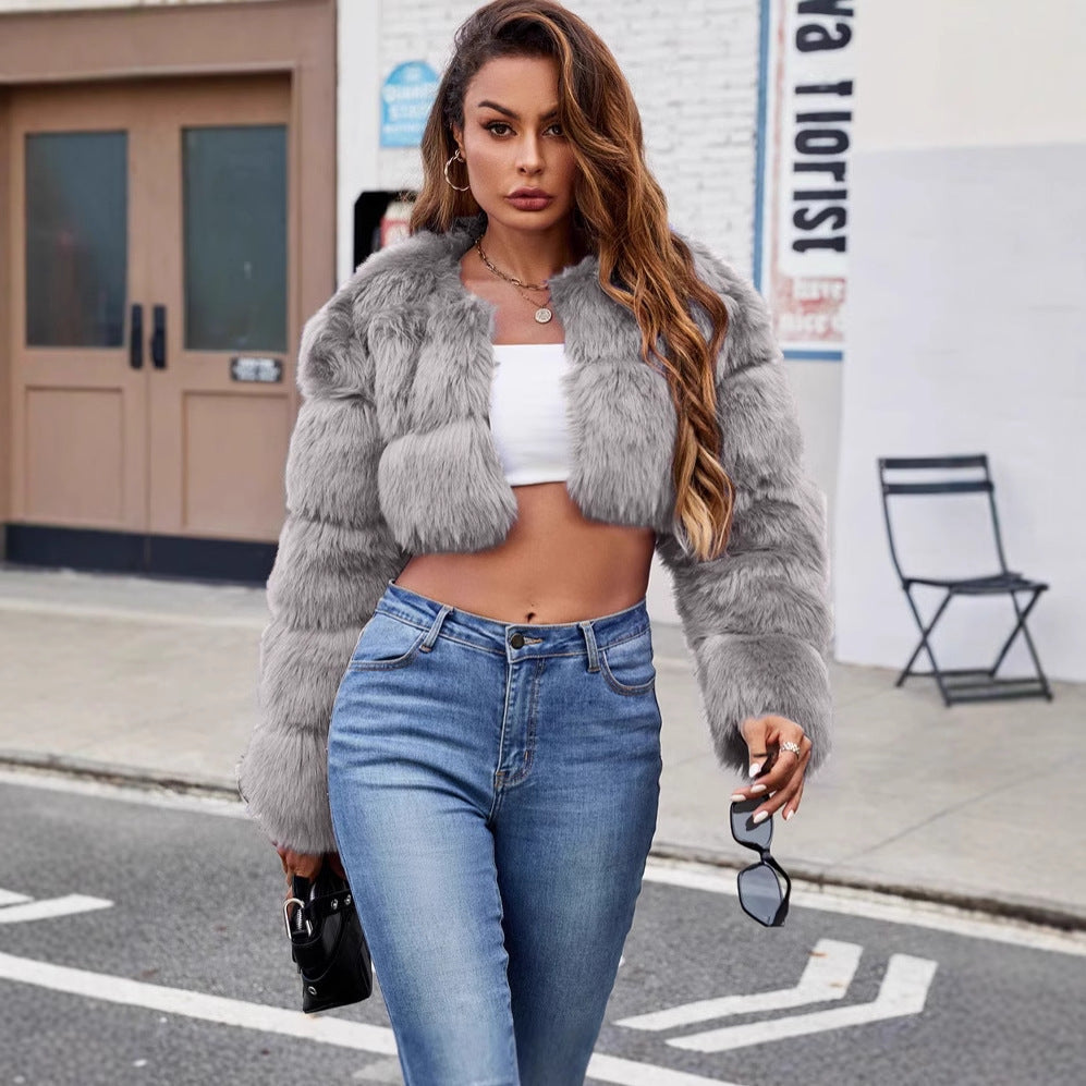 Damen Kurzpelzjacke Style