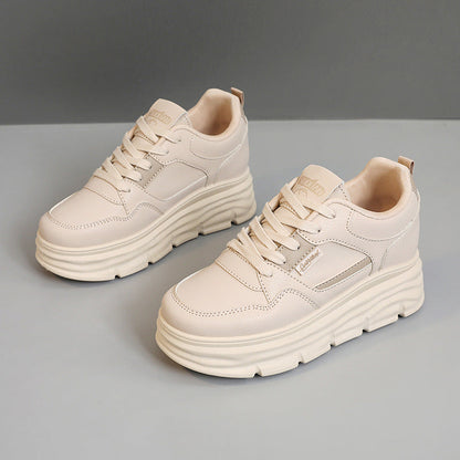 Damen Plateau Sneaker Hoch atmungsaktiv mit Dämpfung