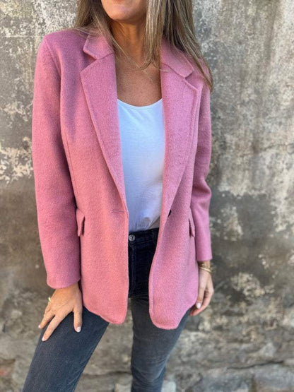 Damen Blazer Gestreift Elegant Berliner Stil