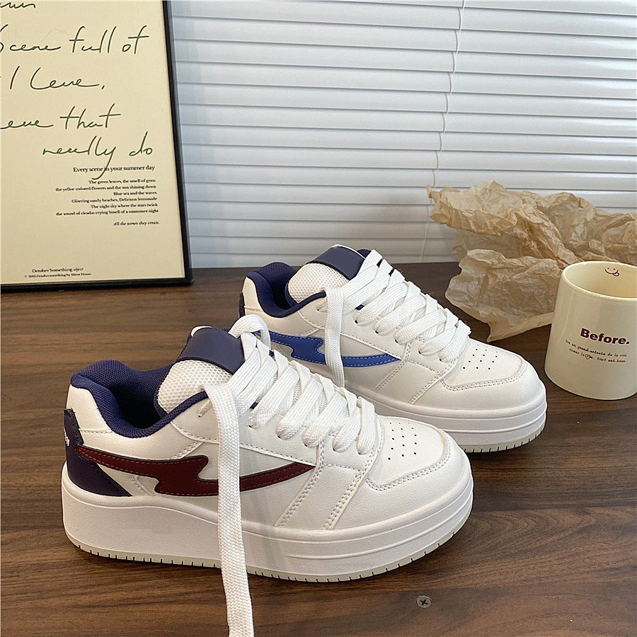 Damen Plateau Sneaker Hoch Modisch