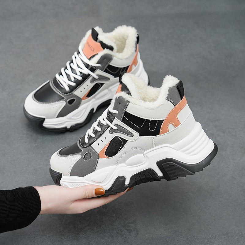 Damen High- Sneaker Weich Rutschfest Komfortabel - Norvielle