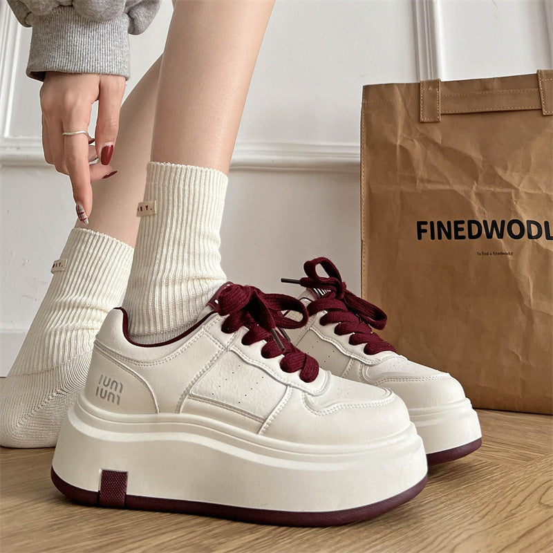 Damen Plateau Sneaker Komfortabel Ergonomisch - Norvielle
