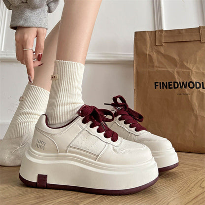 Damen Plateau Sneaker Komfortabel Ergonomisch - Norvielle