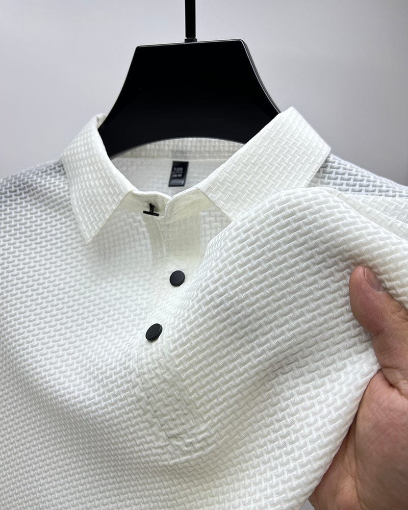 Herren Poloshirt Atmungsaktives Mesh Qualität