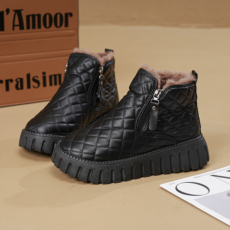 Damen Winterstiefel Isoliert Warm