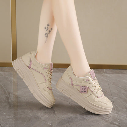 Damen Plattformsneaker Hoch Mit Polsterung