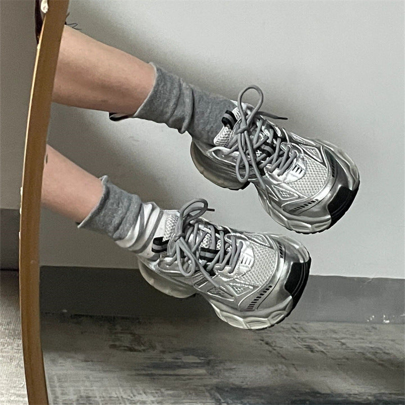 Damen Laufschuhe Atmungsaktives Mesh Stadt Schwarz - Norvielle