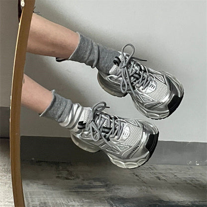 Damen Laufschuhe Atmungsaktives Mesh Stadt Schwarz - Norvielle