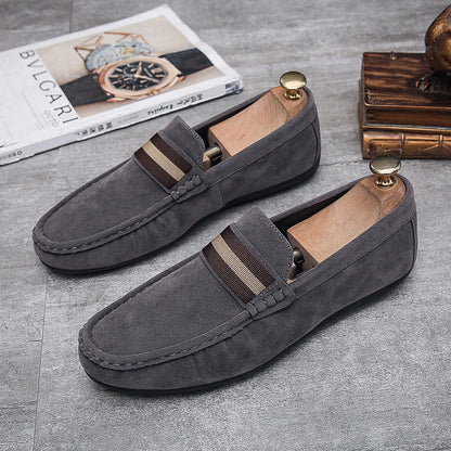 Damen Loafers Bequem Leder