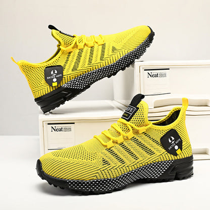 Damen Ultraleicht Sneaker Atmungsaktives Mesh Komfort Schwarz - Norvielle