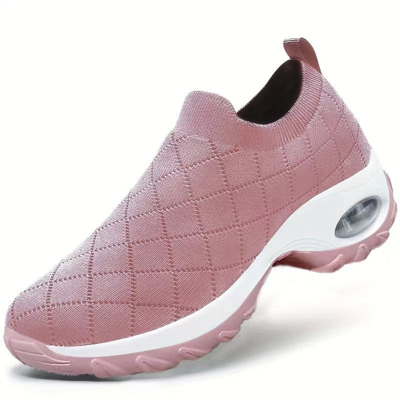 Damen Slip-On Schuhe Atmungsaktiv Komfortabel