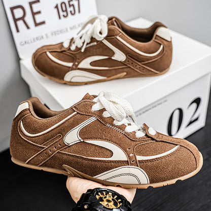 Damen Sneaker Wildleder Atmungsaktiv Bequem