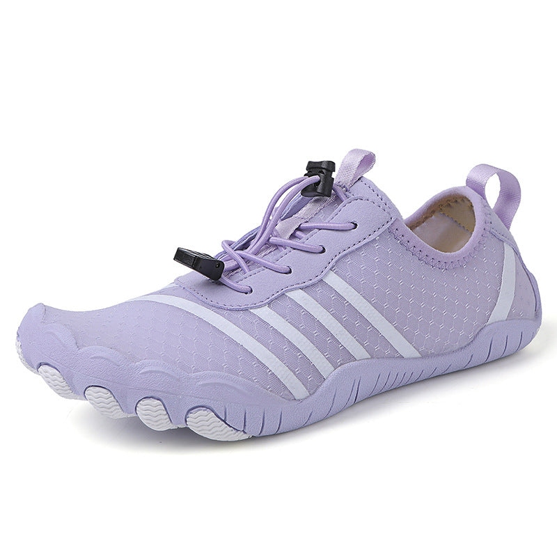 Damen Badeschuhe Schnellschnürsystem Wasserschuhe Sportlich
