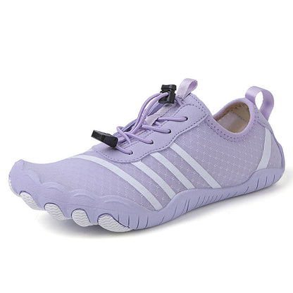 Damen Badeschuhe Schnellschnürsystem Wasserschuhe Sportlich