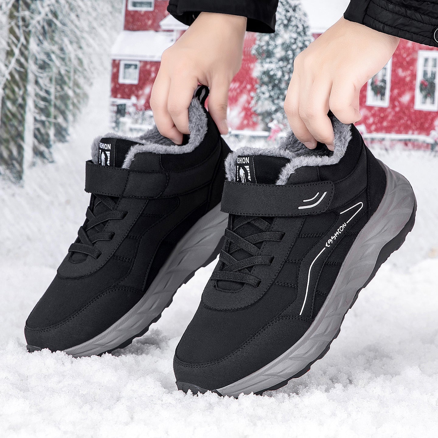 Damen Winter-Sneaker Isoliert Rutschfest