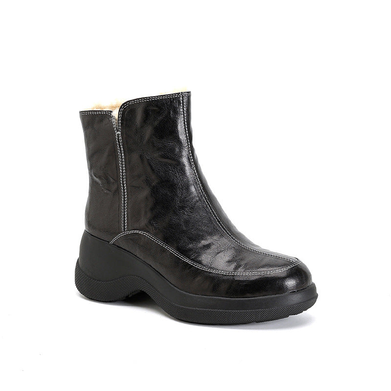 Damen Winterstiefel Rutschfest Bequem