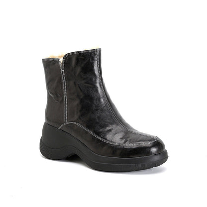 Damen Winterstiefel Rutschfest Bequem