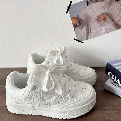 Damen Sneaker Weiches Obermaterial Bequeme Laufsohle