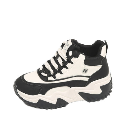 Damen High Sneaker Sportlich Chunky