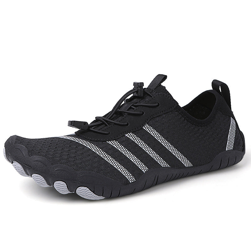 Damen Badeschuhe Schnellschnürsystem Wasserschuhe Sportlich