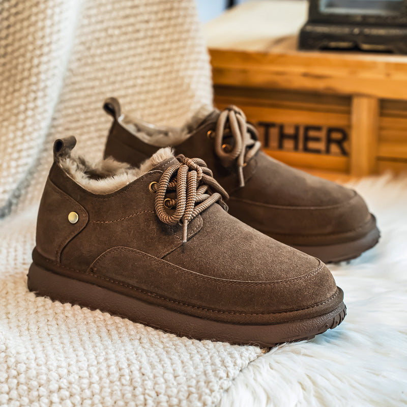 Damen Winterstiefel Bequem Warm Plüschfutter