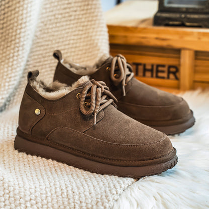 Damen Winterstiefel Bequem Warm Plüschfutter