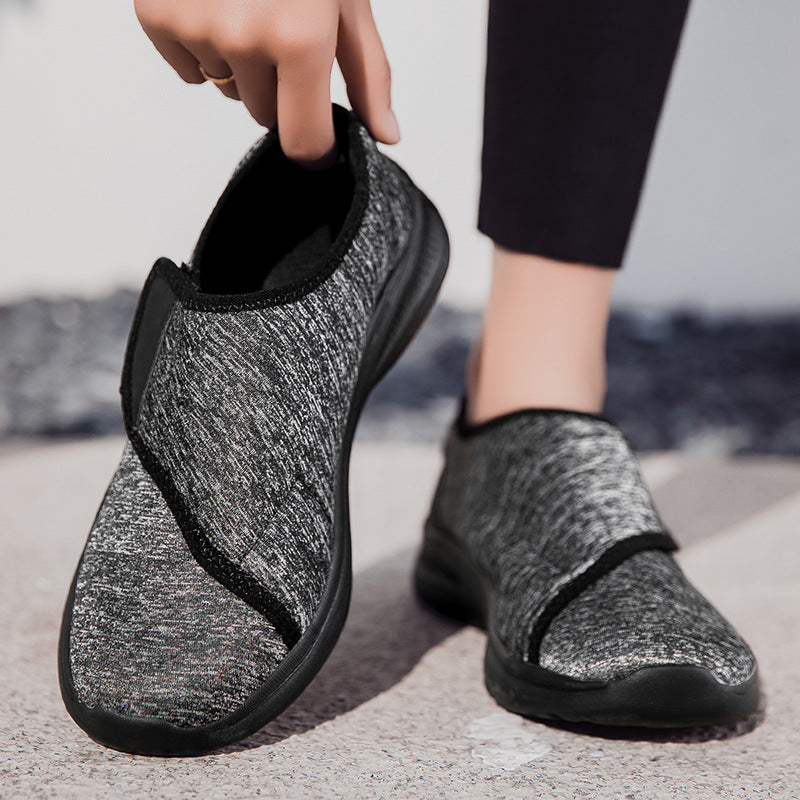 Damen Sport Schuhe Bequem Klettverschluss
