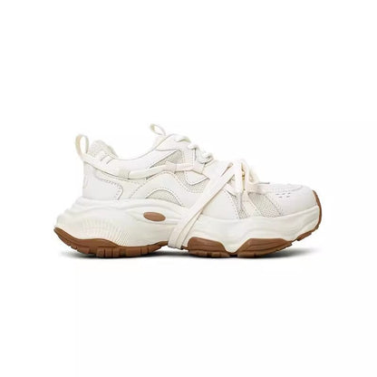 Damen Sneaker Chunky Strapazierfähig Bequem