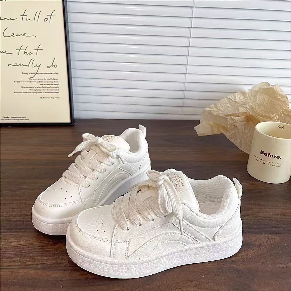 Damen Sneaker Bequem Modisch Profilsohle