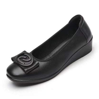 Damen Ballerinas Elegante Schleife Komfort Sohle