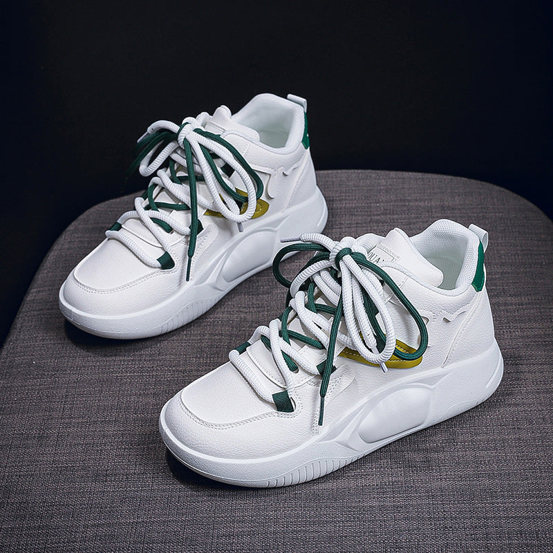 Damen High- Sneaker Sportlich Schnürsystem