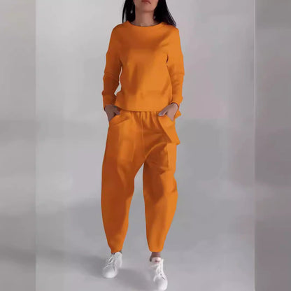 Damen Jogginganzug Sportlich Bequem